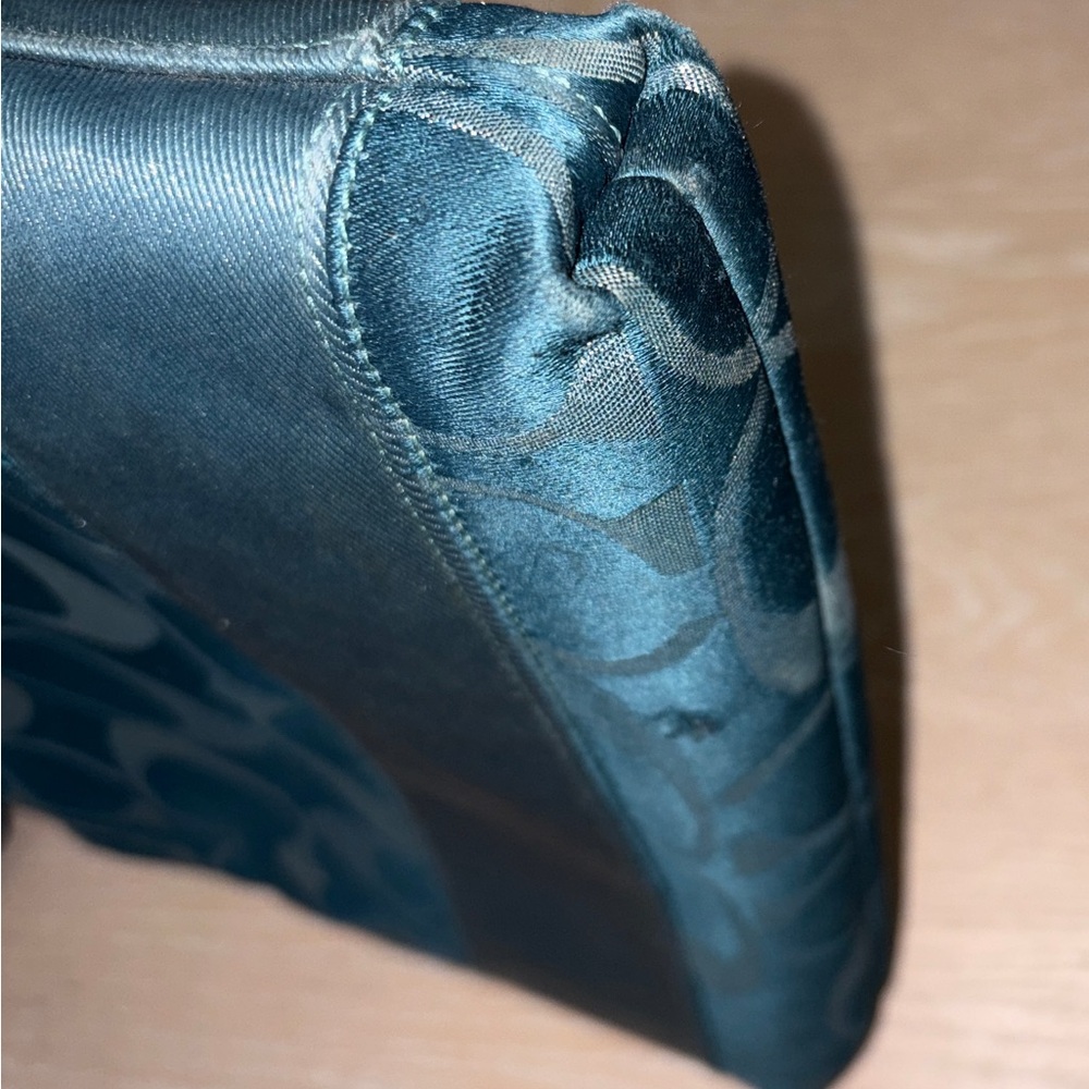 Coach Rehab Dark Teal and Gray Crossbody& Shoulder Bag - Picture 12 of 14